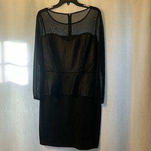 Thalia Sodie Peplum Top Cocktail Dress